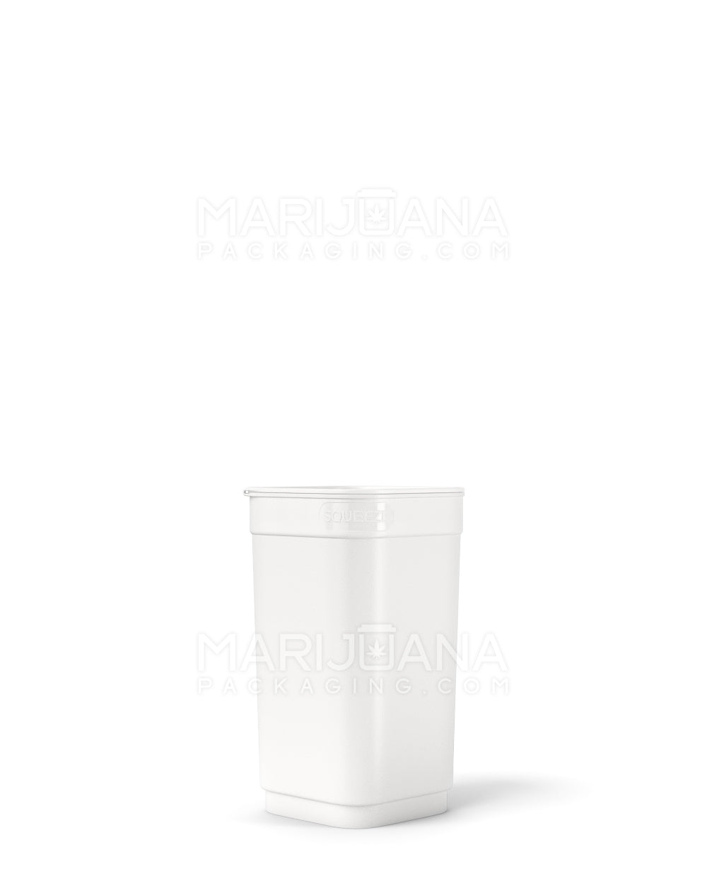 POLLEN GEAR Child Resistant 100% Recyclable Opaque White Pop Box Pop Top Bottles | 20dr - 3.5g | Sample