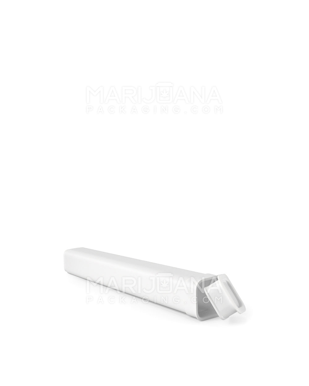 POLLEN GEAR | 100% Recyclable Opaque Pop Box Pop Top Plastic Pre-Roll Tubes | 119mm - White - 1840 Count - 6