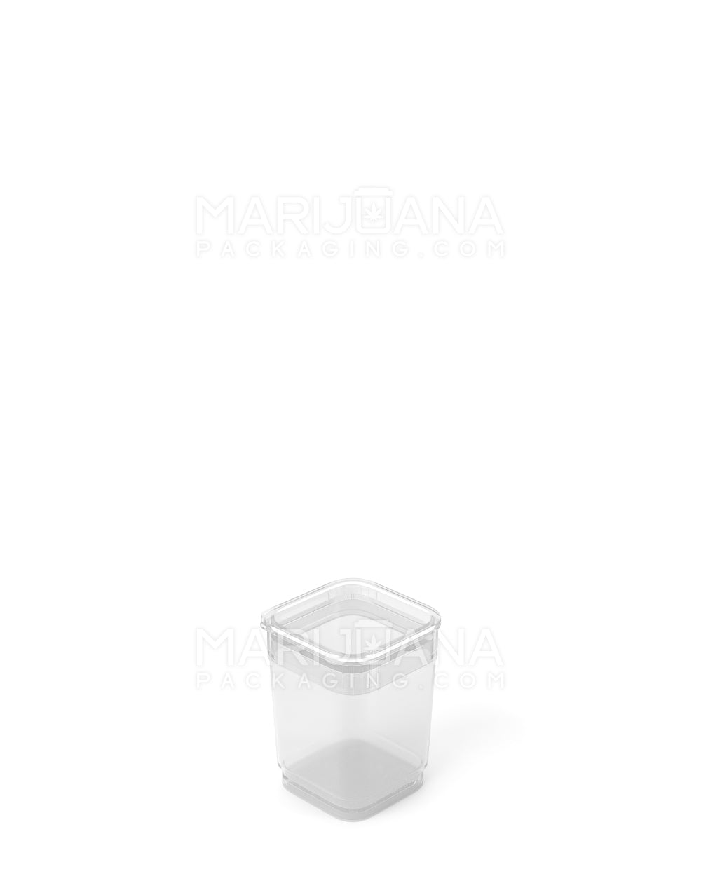 POLLEN GEAR | Child Resistant 100% Recyclable Transparent Clear Pop Box Pop Top Bottles | 6dr - 1g - 1632 Count