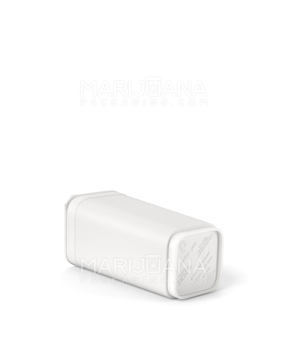 POLLEN GEAR | 100% Recyclable Opaque White Pop Box Pop Top Bottles | 30dr - 7g - 373 Count - 7