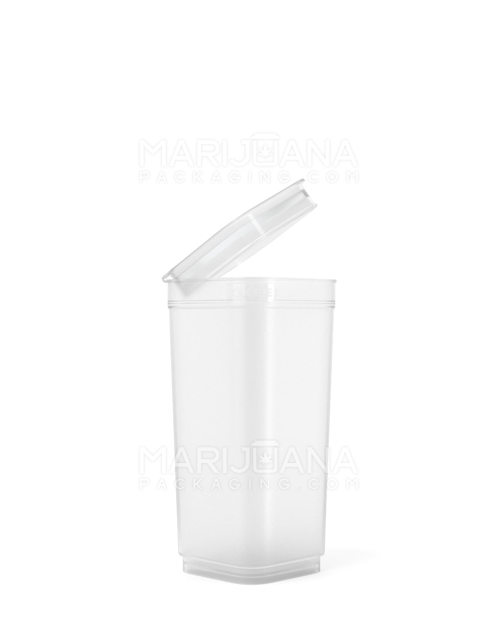 POLLEN GEAR | Child Resistant 100% Recyclable Transparent Clear Pop Box Pop Top Bottles | 30dr - 7g - 373 Count