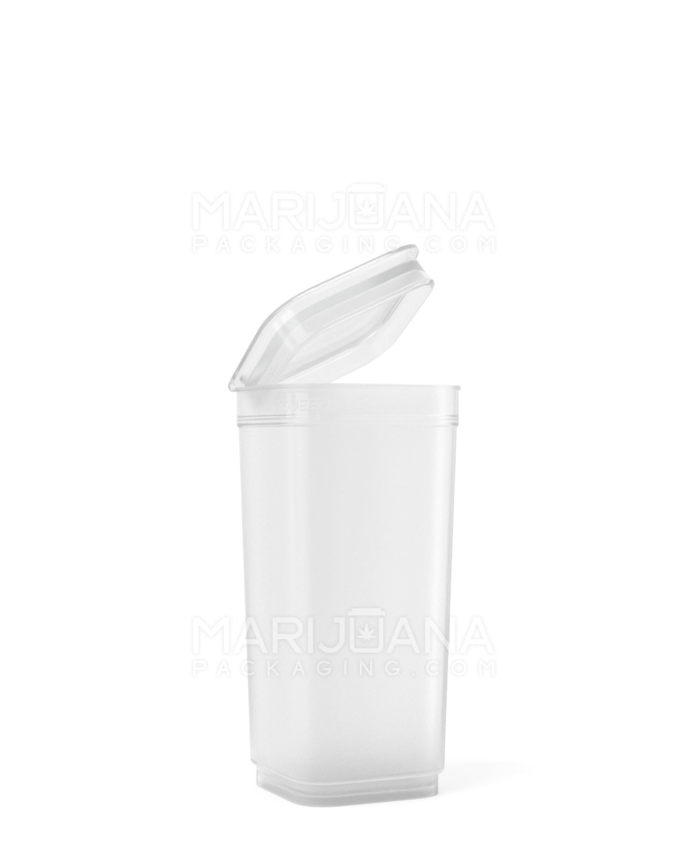 POLLEN GEAR | Child Resistant 100% Recyclable Transparent Clear Pop Box Pop Top Bottles | 30dr - 7g - 373 Count