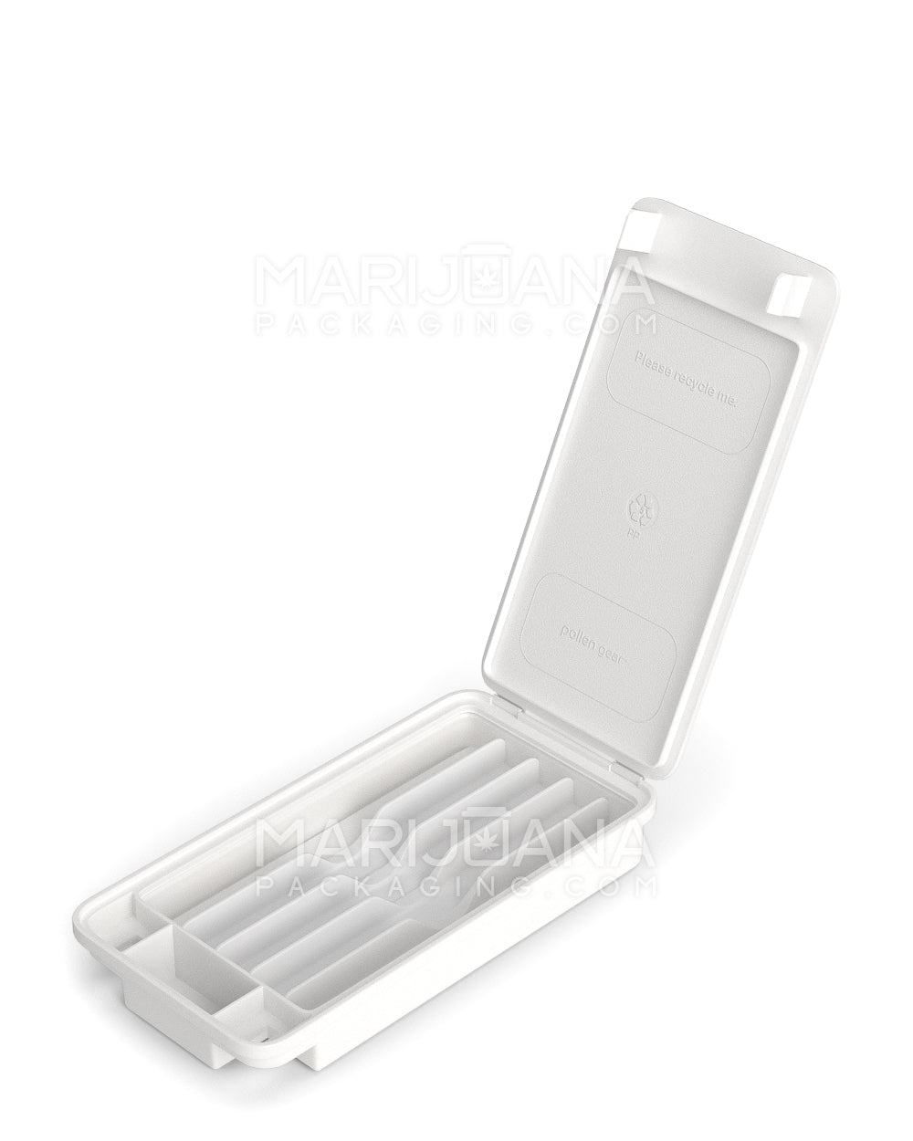 POLLEN GEAR | SnapTech Large White Plastic Insert Tray | 25mm - Foam - 2500 Count - 6