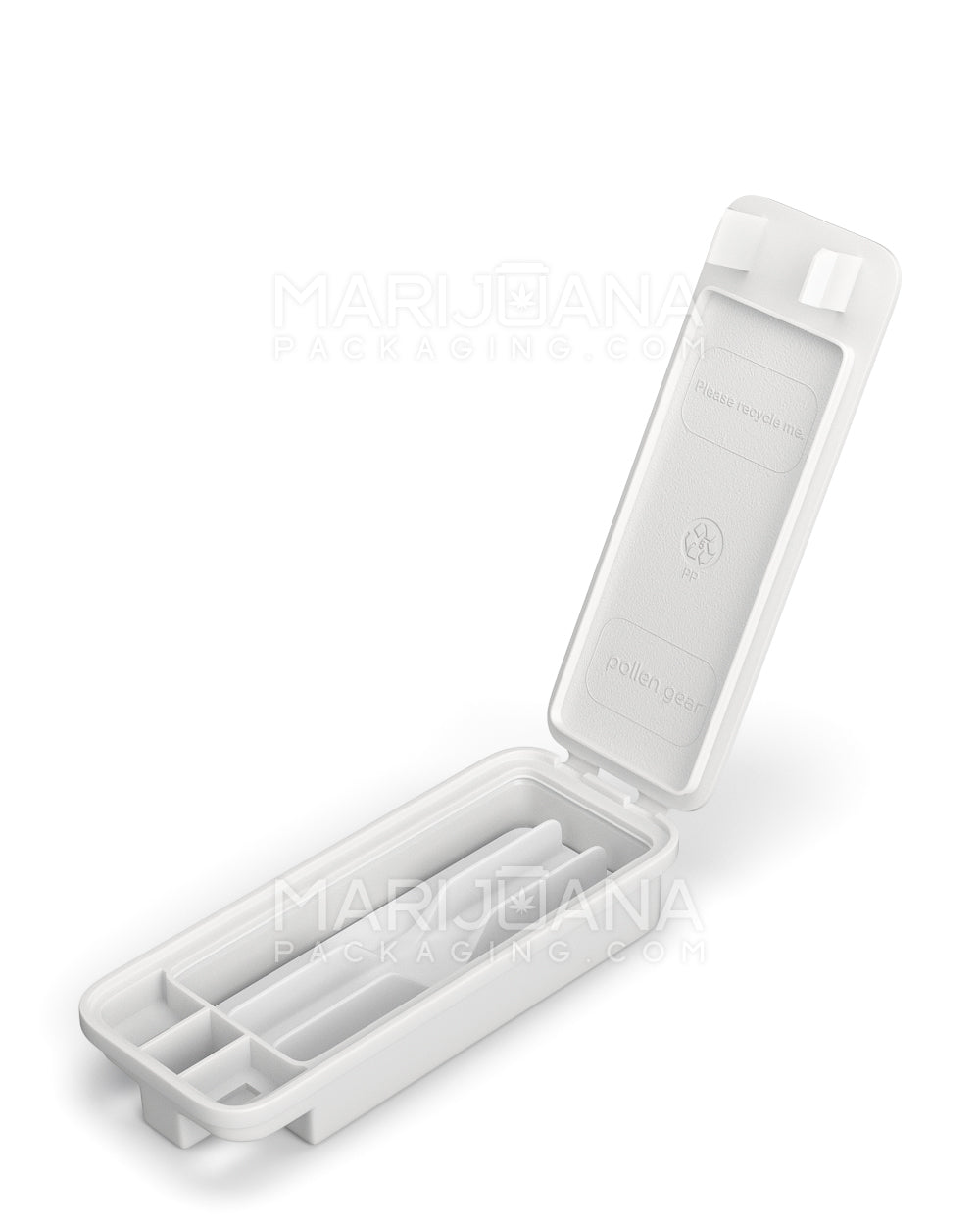 POLLEN GEAR | Snaptech Small White Plastic Tray | 25mm - Foam - 2500 Count - 6