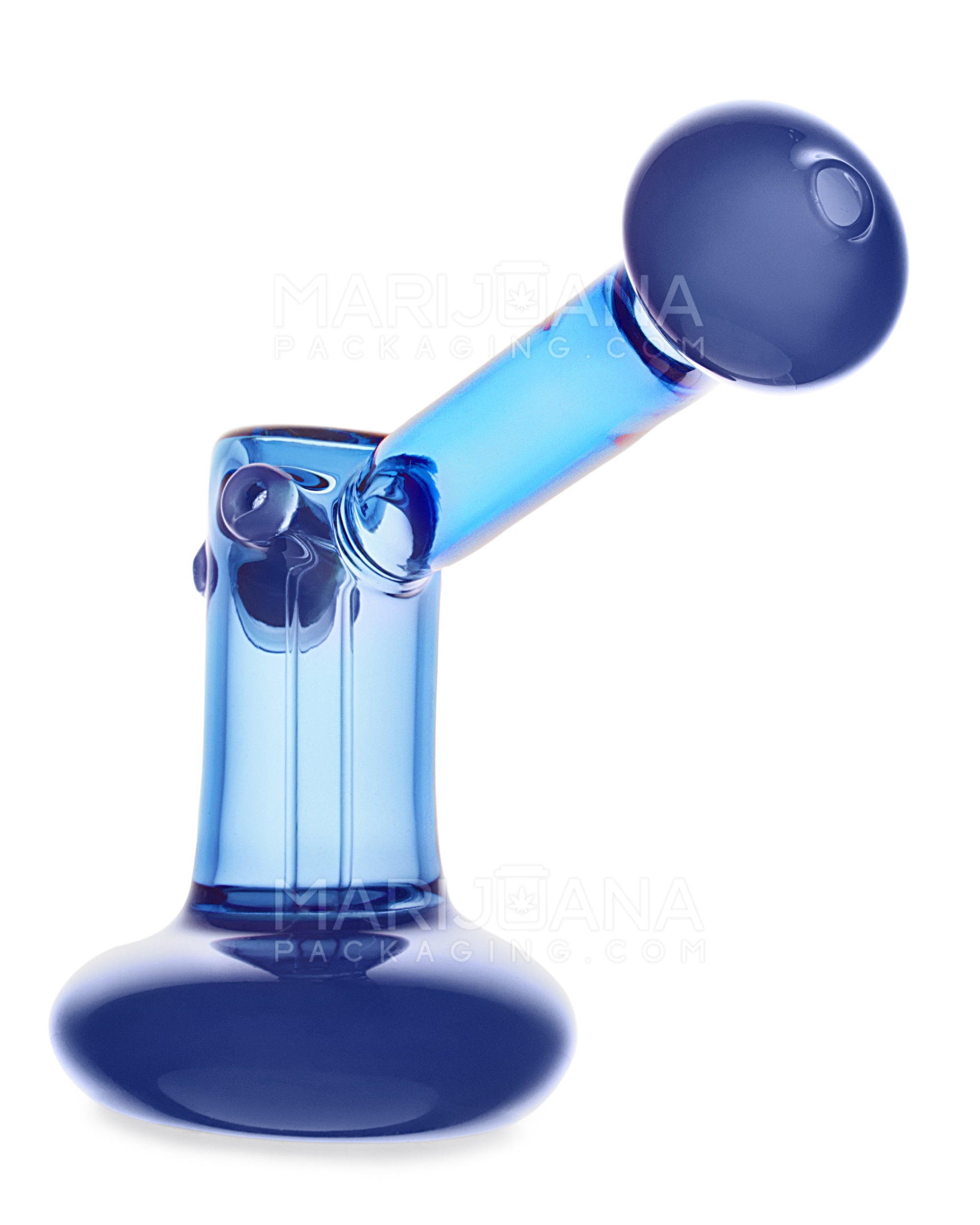 Big Eye Cyclops Hammer Bubbler | 4in Long - Glass - Blue