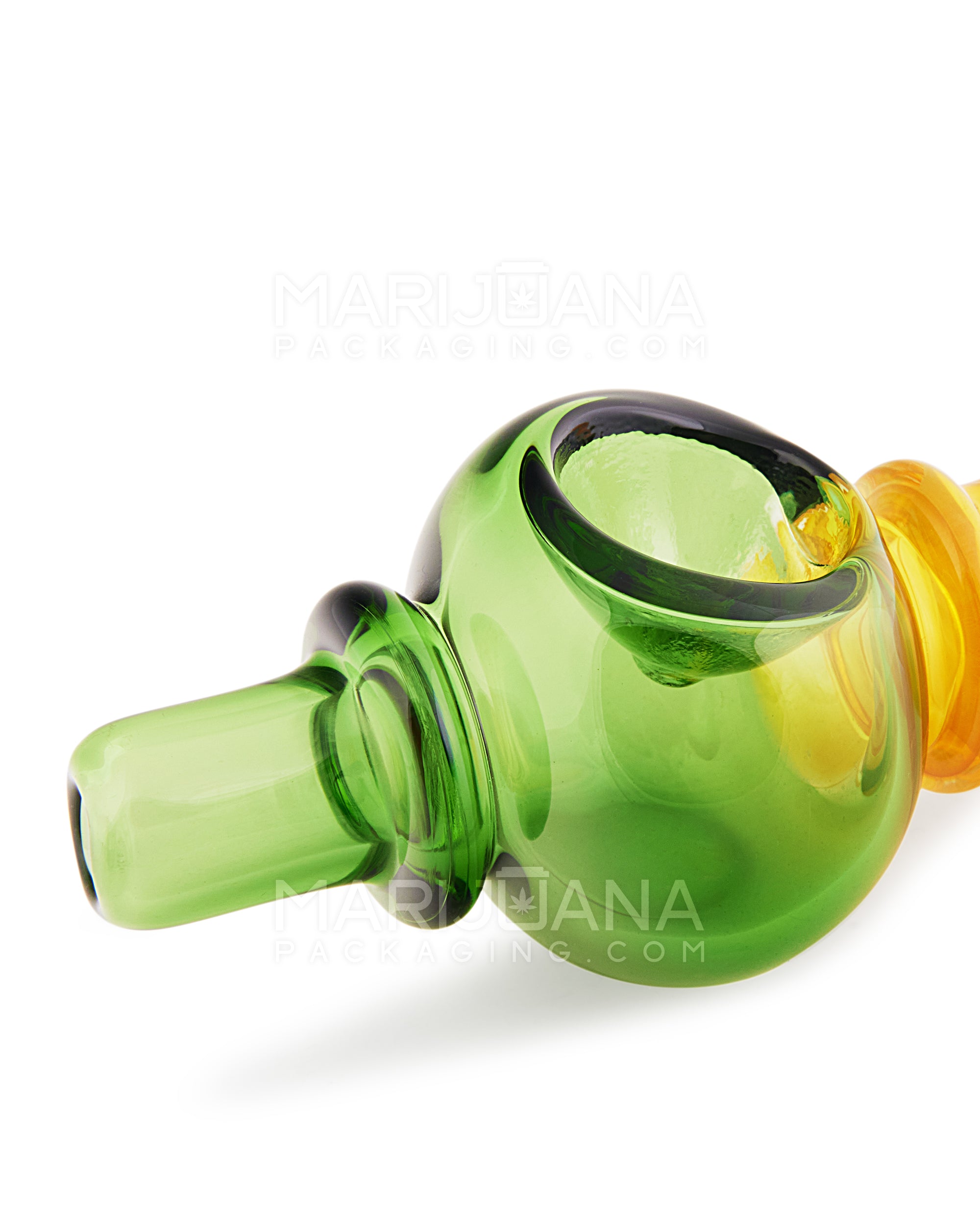 Long Fumed Bulb Bowl Hand Pipe | 6.5in Long - Glass - Assorted