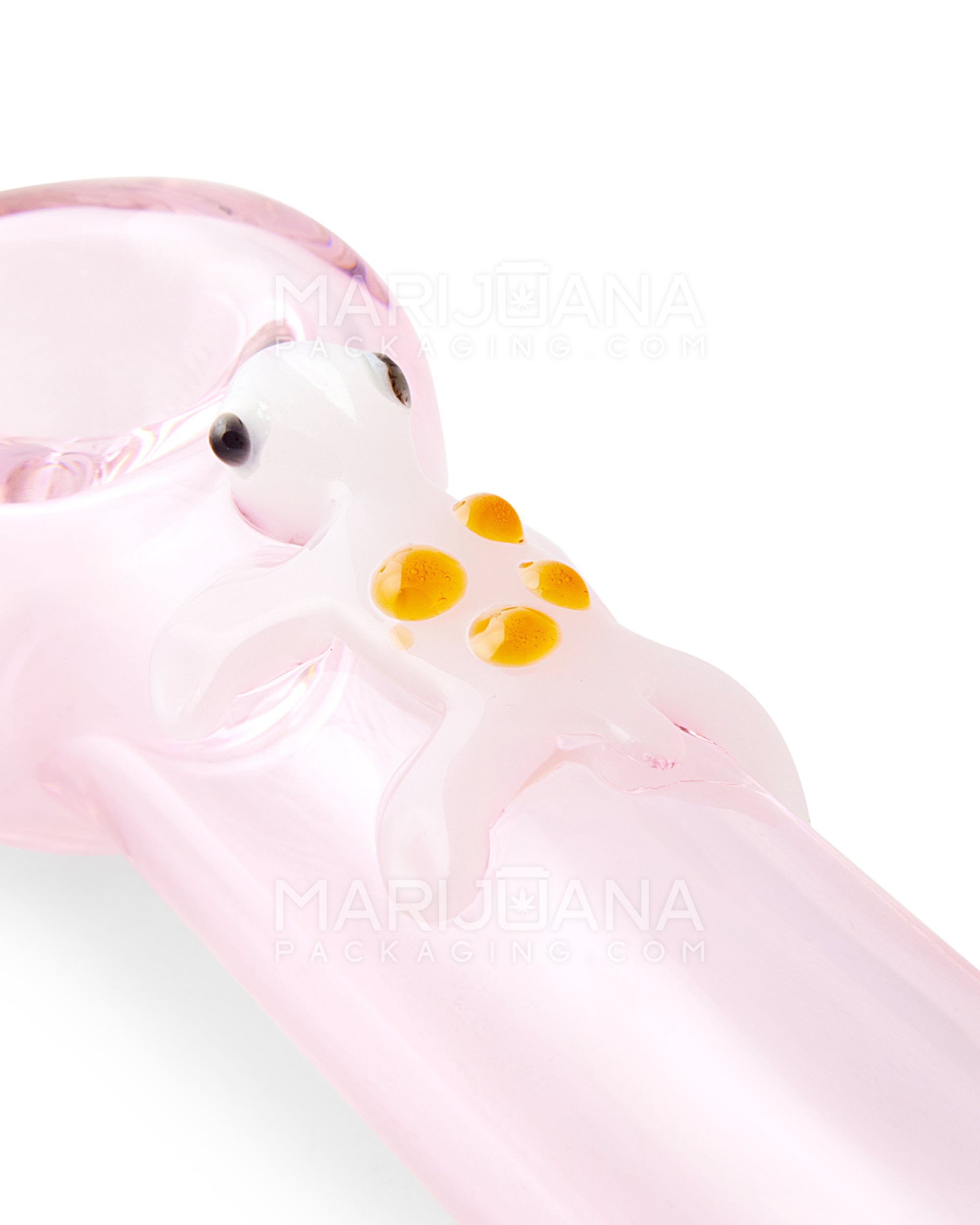 Color Turtle Spoon Hand Pipe | 5.25in Long - Glass - Assorted