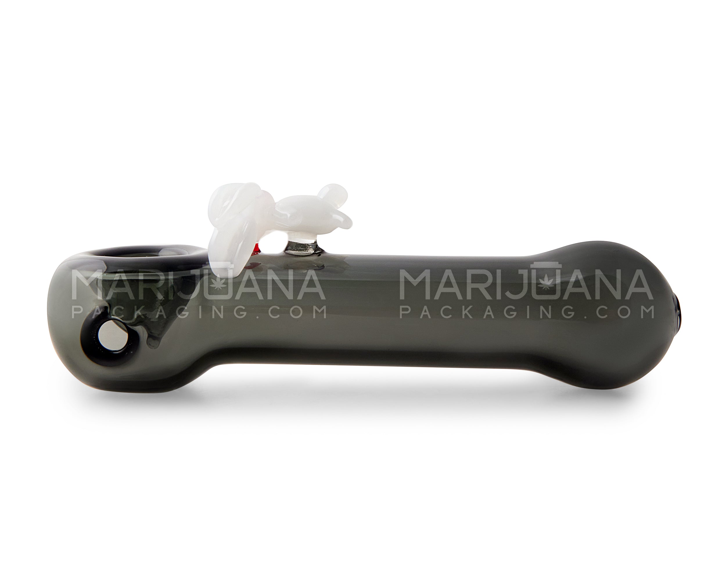 Color Bunny Spoon Hand Pipe | 5.5in Long - Glass - Assorted