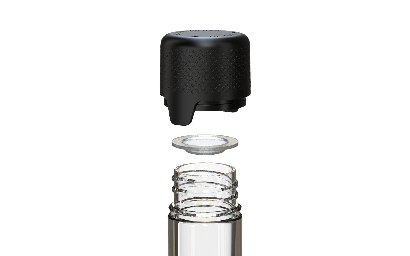 CHUBBY GORILLA | Child Resistant Clear Plastic Aviator Pre-Roll Tubes w/ Black Cap | 25mm - 115mm - 400 Count