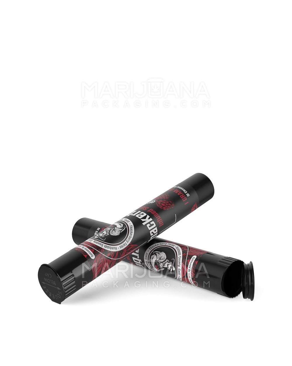 116mm Custom Branded Pre - Roll Tube & Label Combo - 7