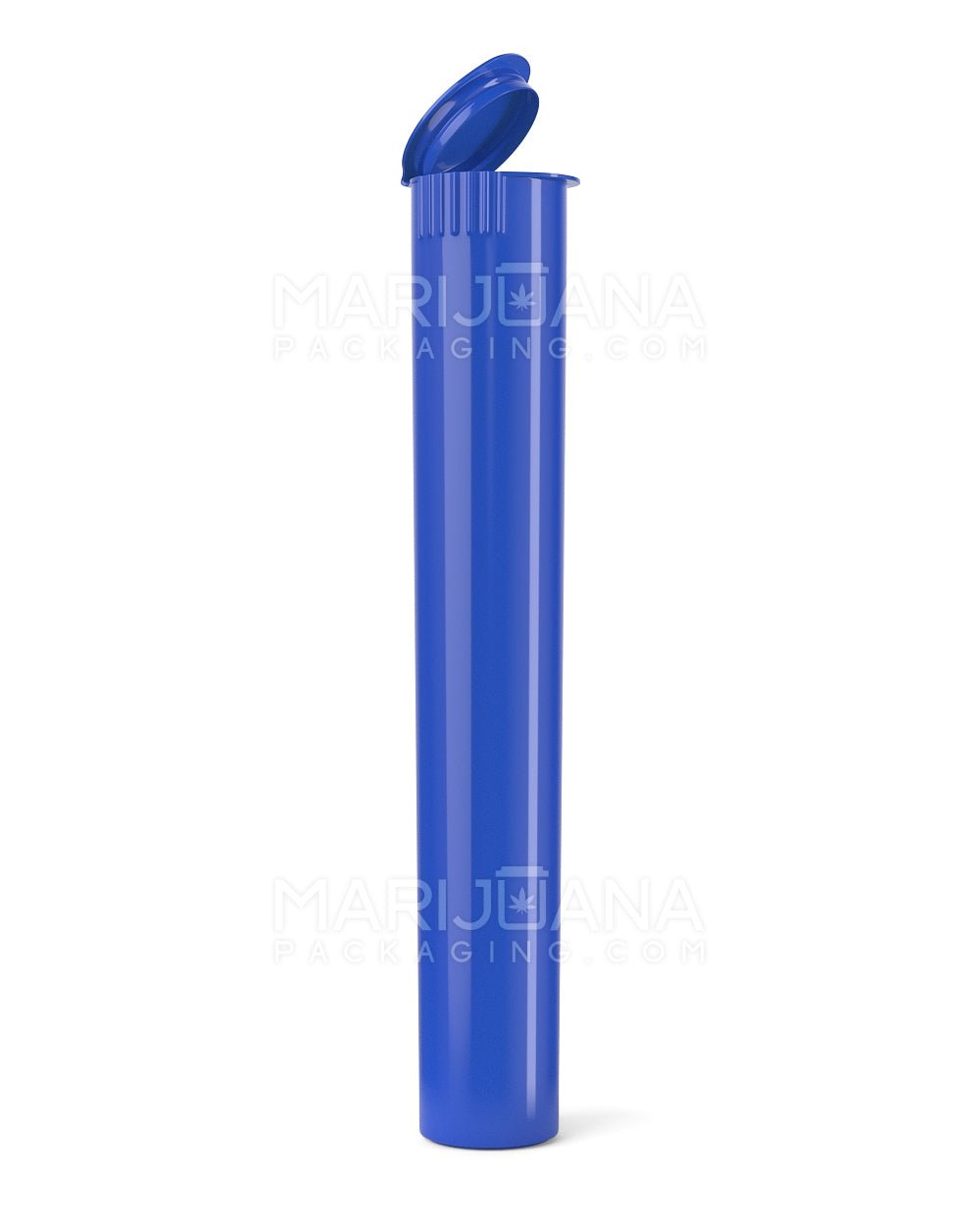 Child Resistant | King Size Pop Top Opaque Plastic Pre-Roll Tubes | 116mm - Blue - 1000 Count - 1