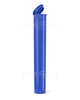 Child Resistant | King Size Pop Top Opaque Plastic Pre-Roll Tubes | 116mm - Blue - 1000 Count