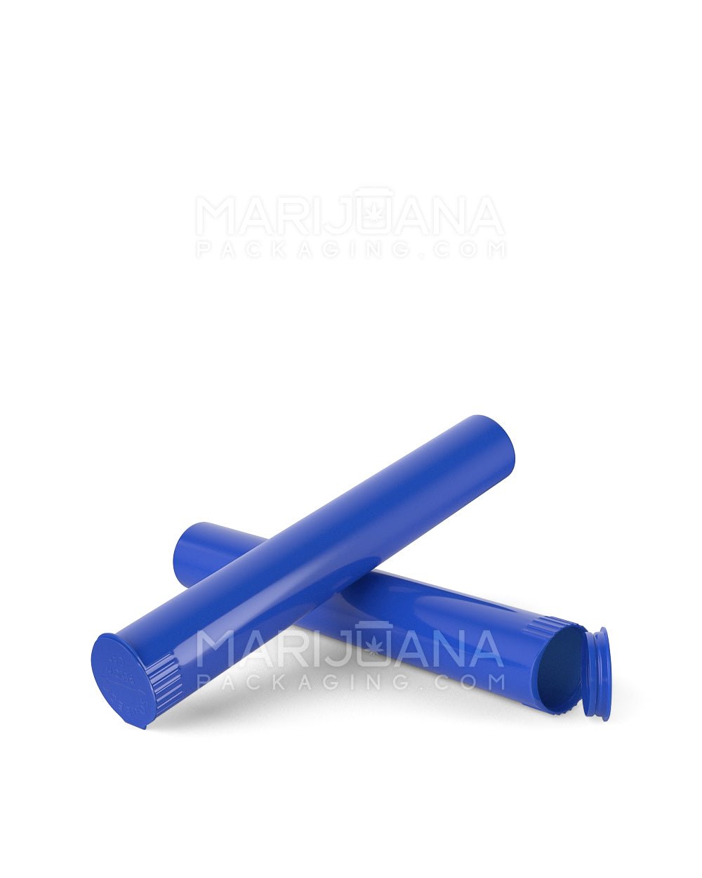 Child Resistant | King Size Pop Top Opaque Plastic Pre-Roll Tubes | 116mm - Blue - 1000 Count - 3
