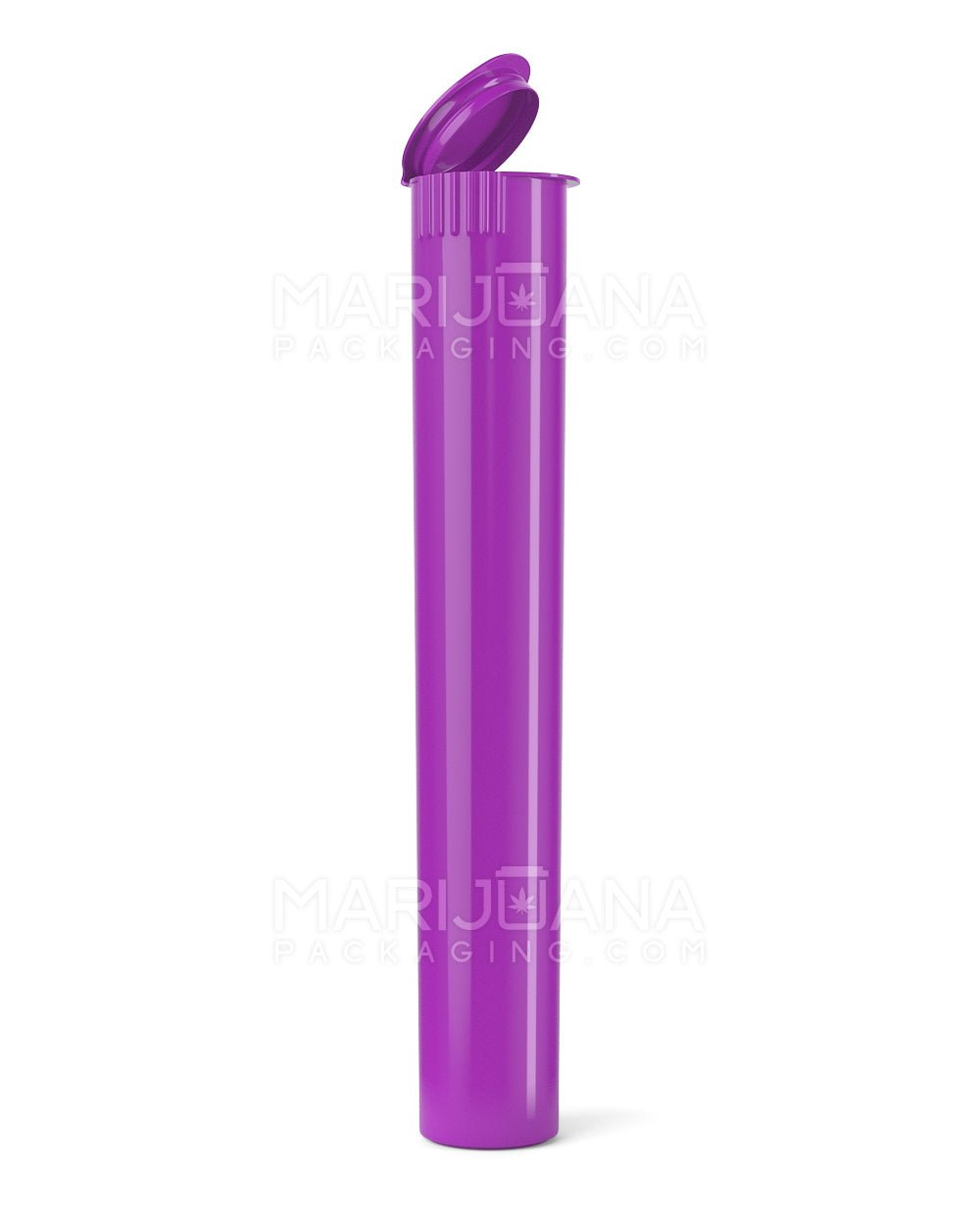 Child Resistant King Size Pop Top Opaque Plastic Pre-Roll Tubes | 116mm - Purple | Sample - 1