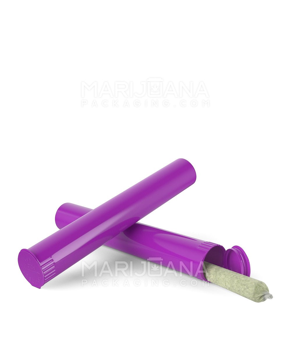 Child Resistant | King Size Pop Top Opaque Plastic Pre-Roll Tubes | 116mm - Purple - 1000 Count - 8