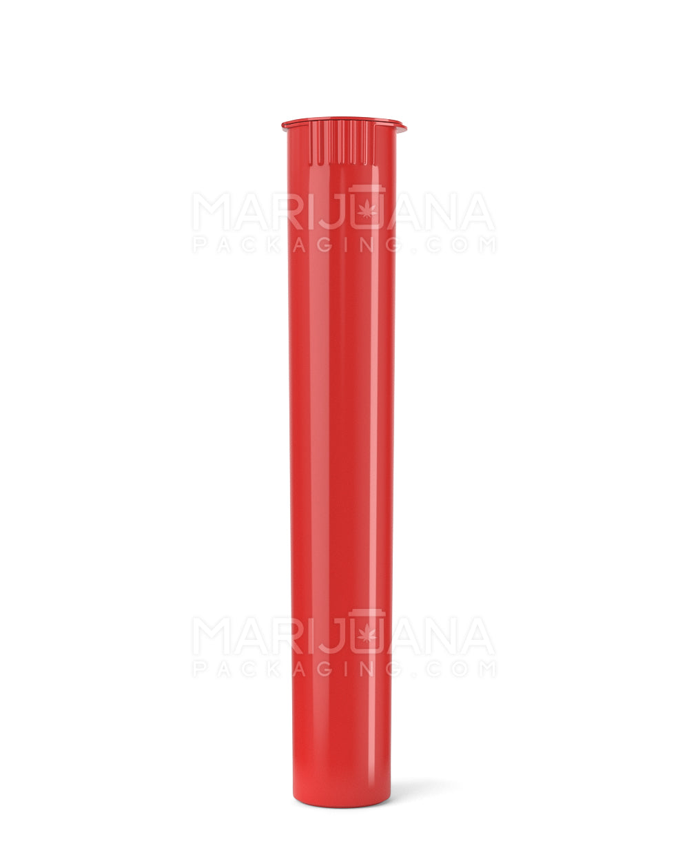Child Resistant | King Size Pop Top Opaque Plastic Pre-Roll Tubes | 116mm - Red - 1000 Count