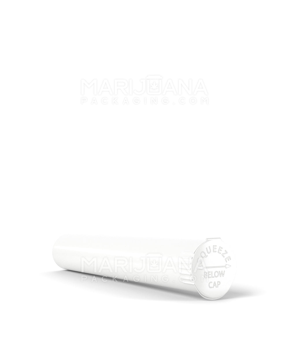 Child Resistant | King Size Pop Top Opaque Plastic PCR Pre-Roll Tubes (Open) | 116mm - White - 1000 Count - 5