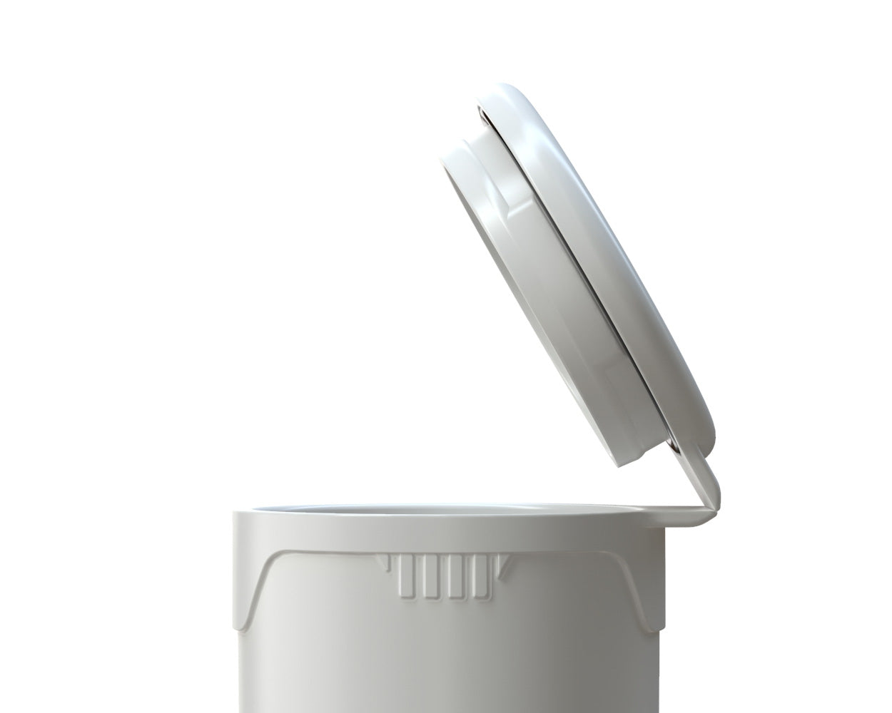 CHUBBY GORILLA | Child Resistant Pop-Cap White Aviator Plastic Tubes | 116mm - White Cap - 1500 Count