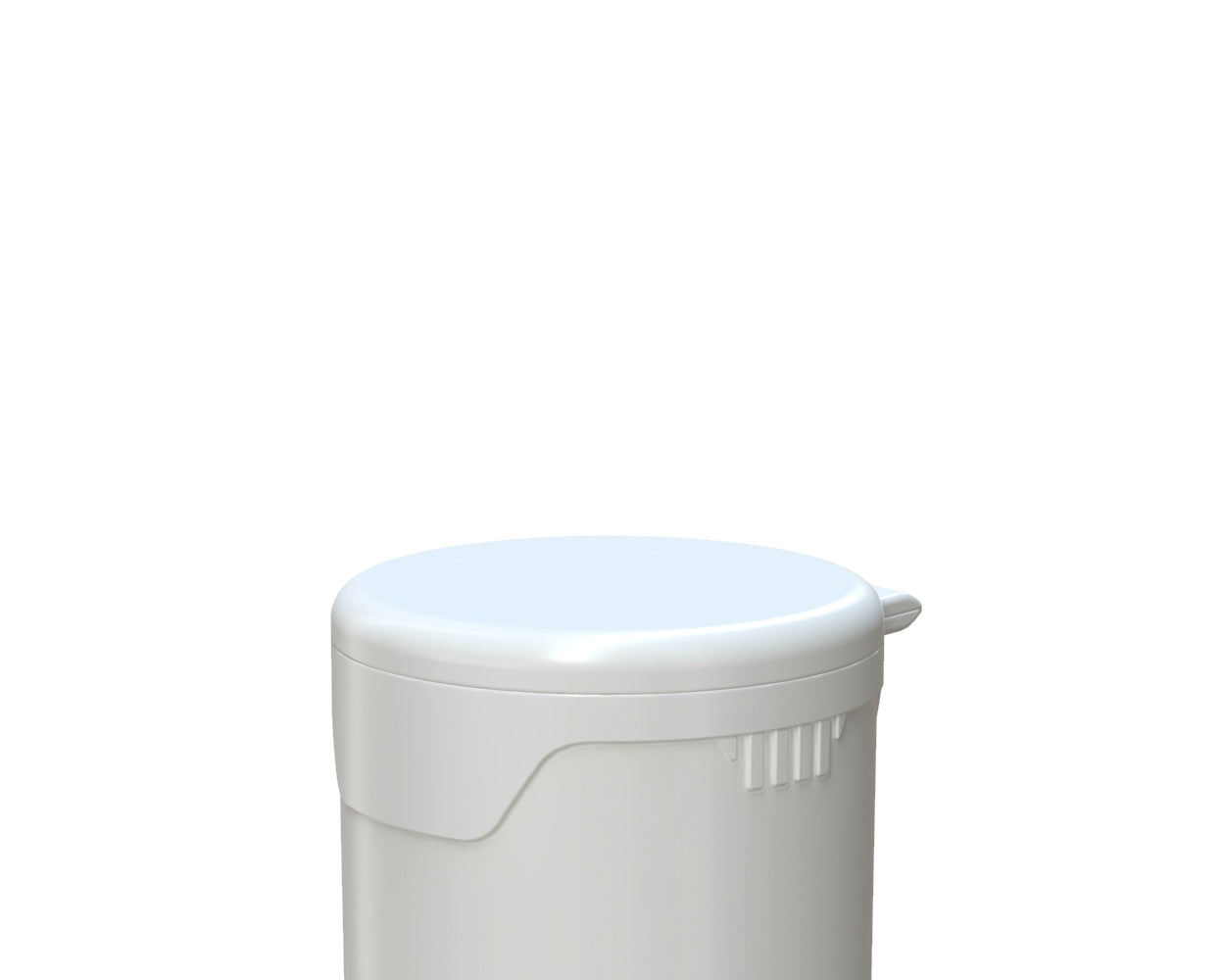 CHUBBY GORILLA | Child Resistant Pop-Cap White Aviator Plastic Tubes | 98mm - White Cap - 1500 Count