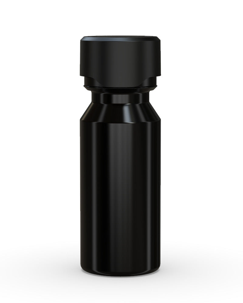 CHUBBY GORILLA | Child Resistant Aviator Shot Bottles Black | 60mL - w/ Black Lid - 500 Count