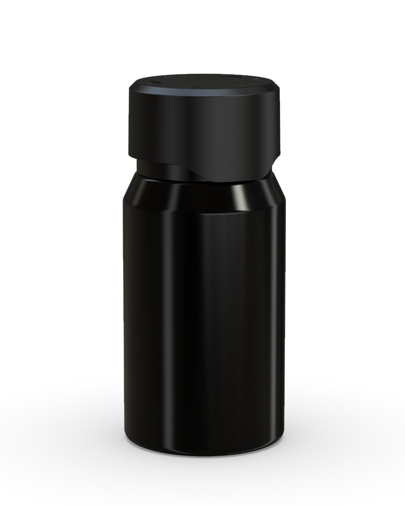 CHUBBY GORILLA | Child Resistant Mini Aviator Shot Bottles Black | 60mL - w/ Black Lid - 500 Count