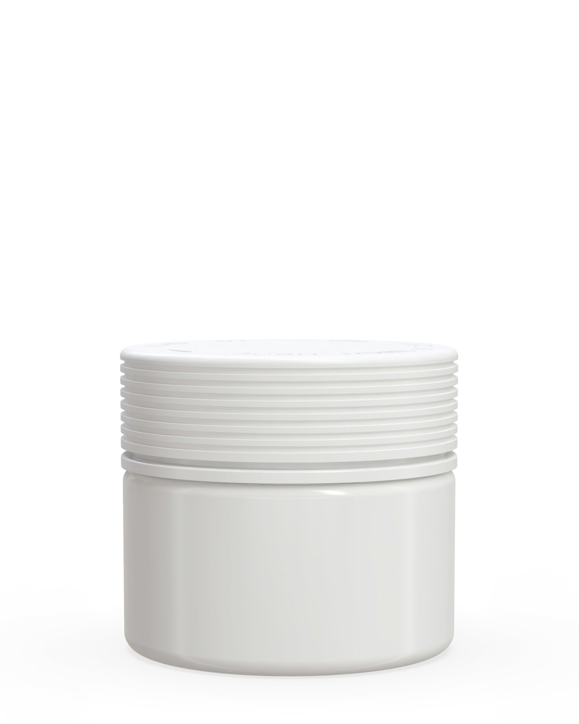 10 oz Chubby Gorilla Spiral XL Black Plastic CR Jars