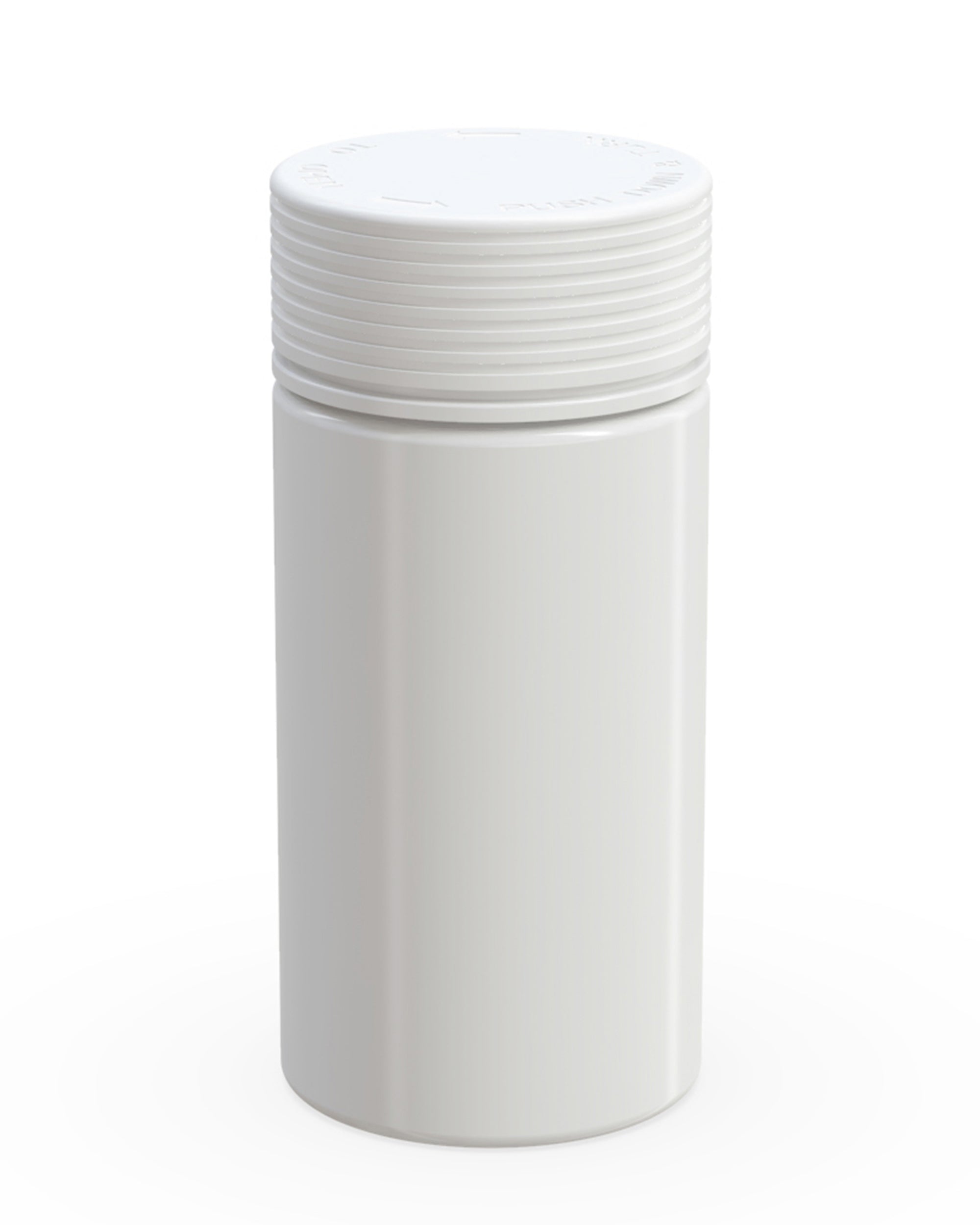 CHUBBY GORILLA | Child Resistant White Plastic Spiral Jar w/ White Cap | 55mm - 6oz - 300 Count