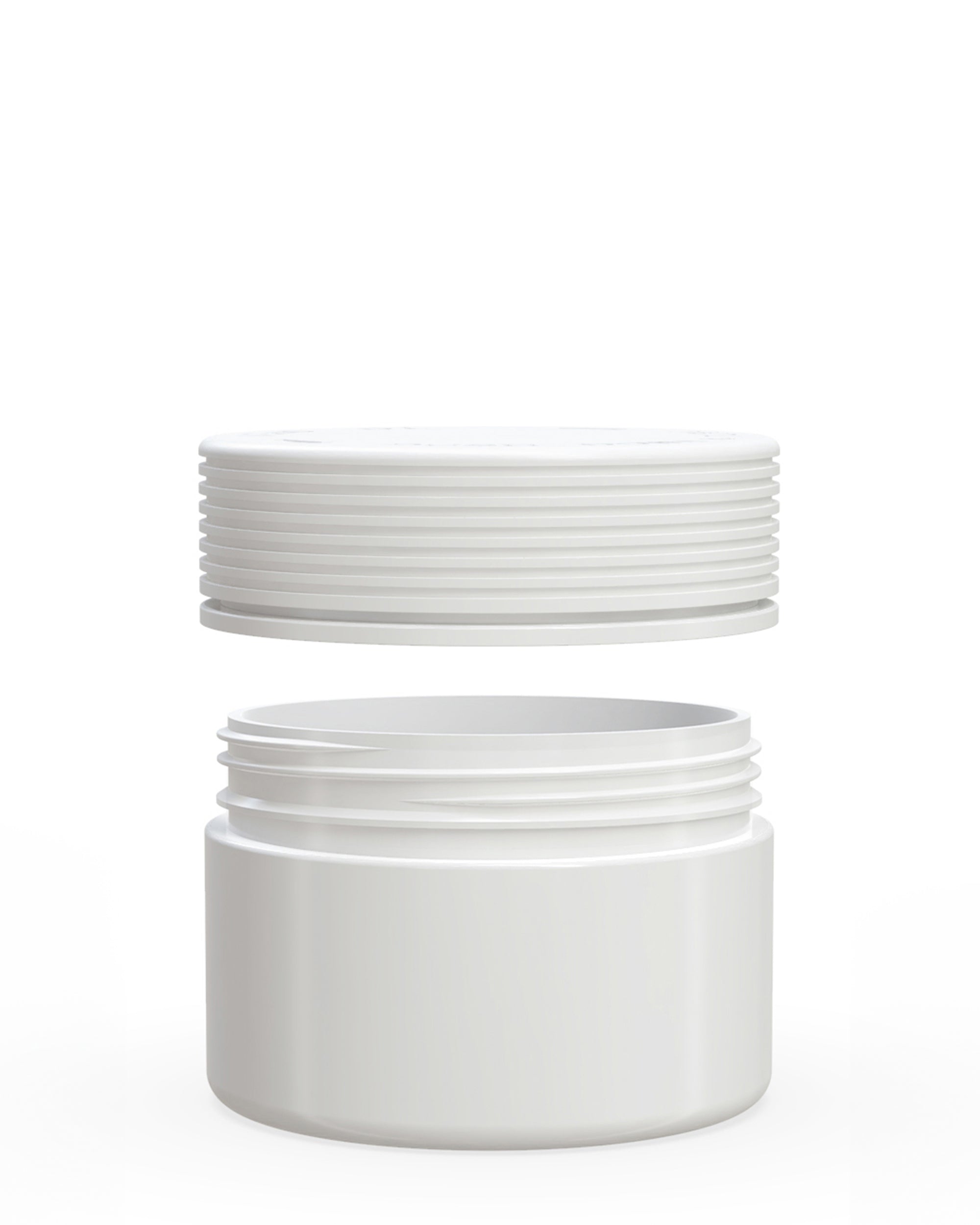 CHUBBY GORILLA | Child Resistant White Plastic Spiral XL Jar w/ White Cap | 92.5mm - 7.5oz - 100 Count