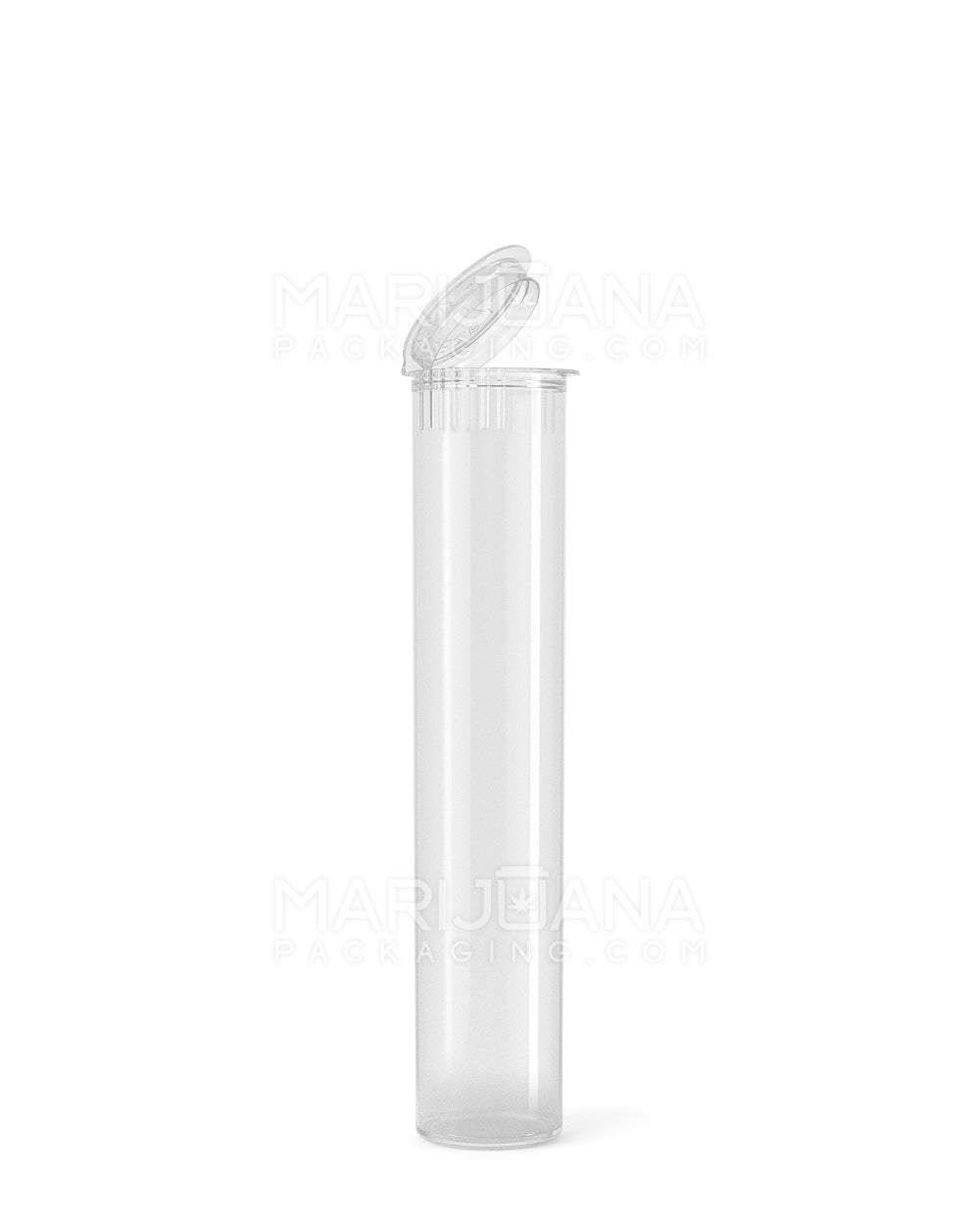 Child Resistant | Pop Top Plastic Pre-Roll Tubes | 78mm - Clear - 1200 Count - 1
