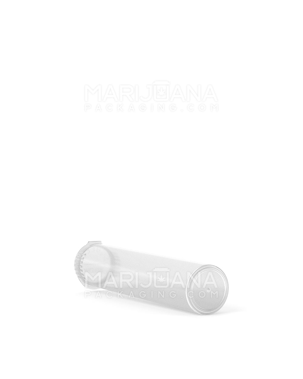 Child Resistant | Pop Top Plastic Pre-Roll Tubes (Open) | 78mm - Clear - 1200 Count