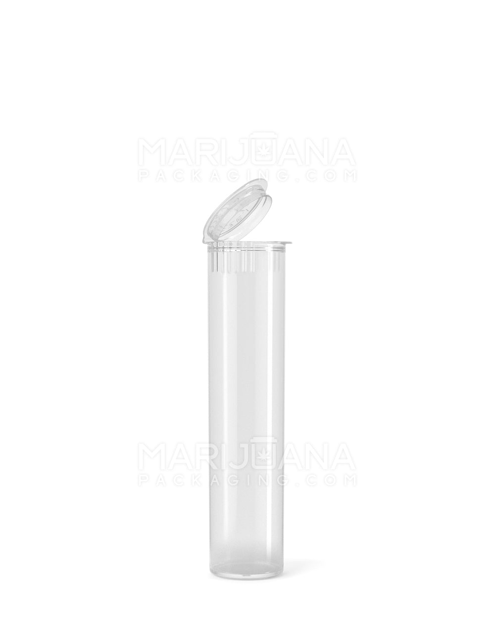Child Resistant Pop Top Plastic Pre-Roll Tubes | 80mm - Clear | Sample