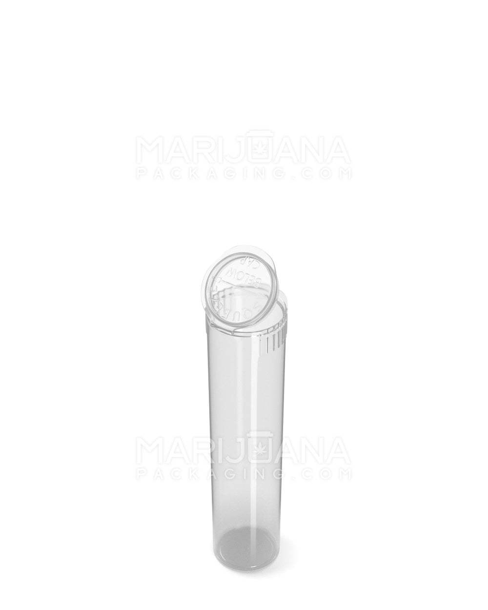 Child Resistant | Pop Top Plastic Pre-Roll Tubes | 80mm - Clear - 1000 Count - 3
