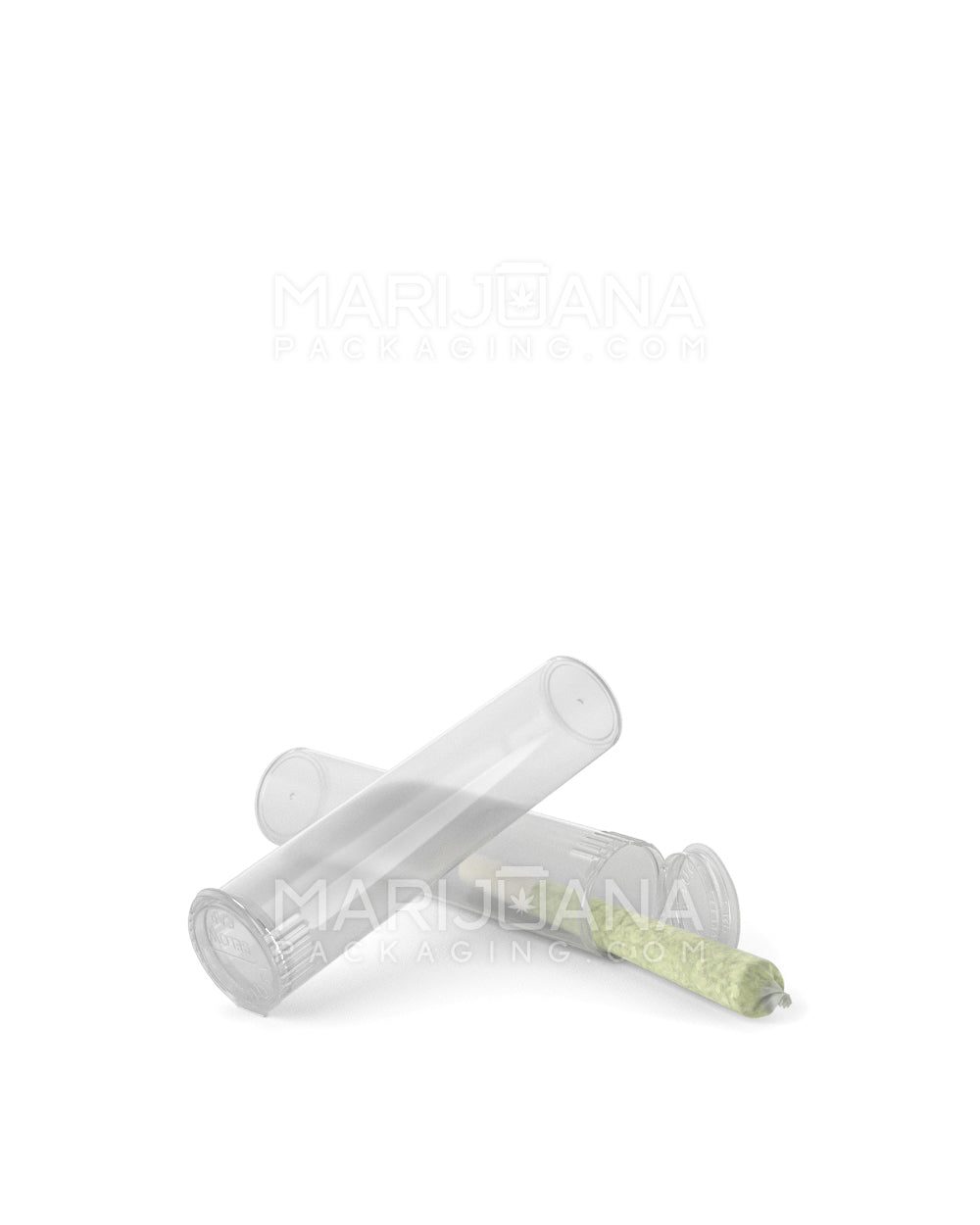 Child Resistant | Pop Top Plastic Pre-Roll Tubes | 80mm - Clear - 1000 Count - 7