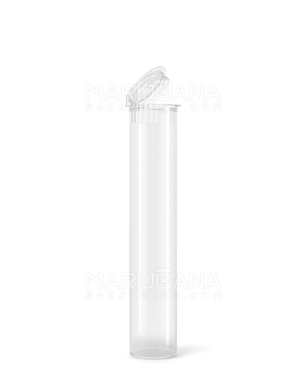 Child Resistant Pop Top Plastic Pre-Roll Tubes | 98mm - Clear | Sample