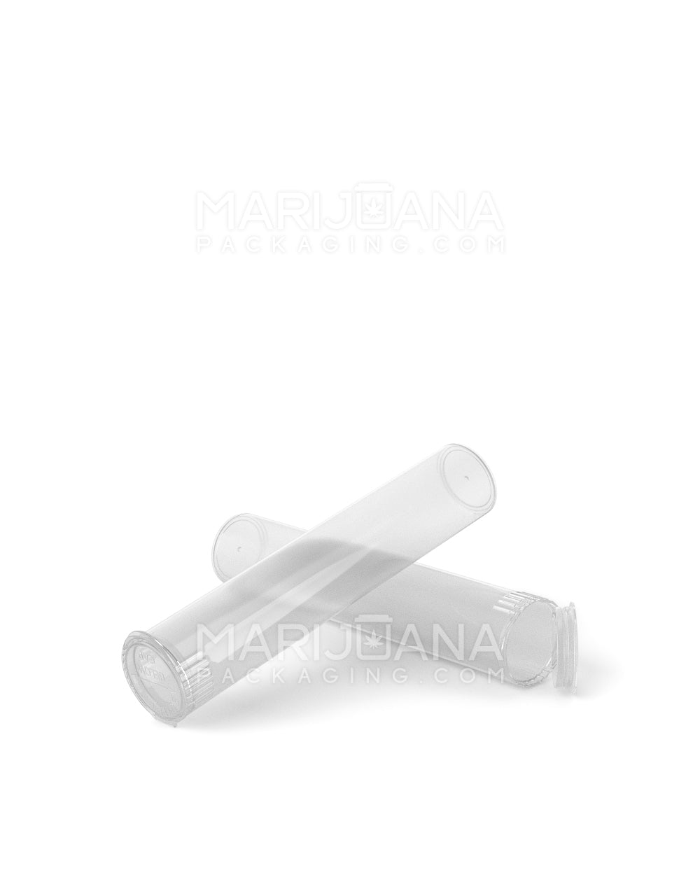 Child Resistant | 100% Biodegradable Pop Top Plastic Pre-Roll Tubes | 98mm - Clear - 1000 Count - 8