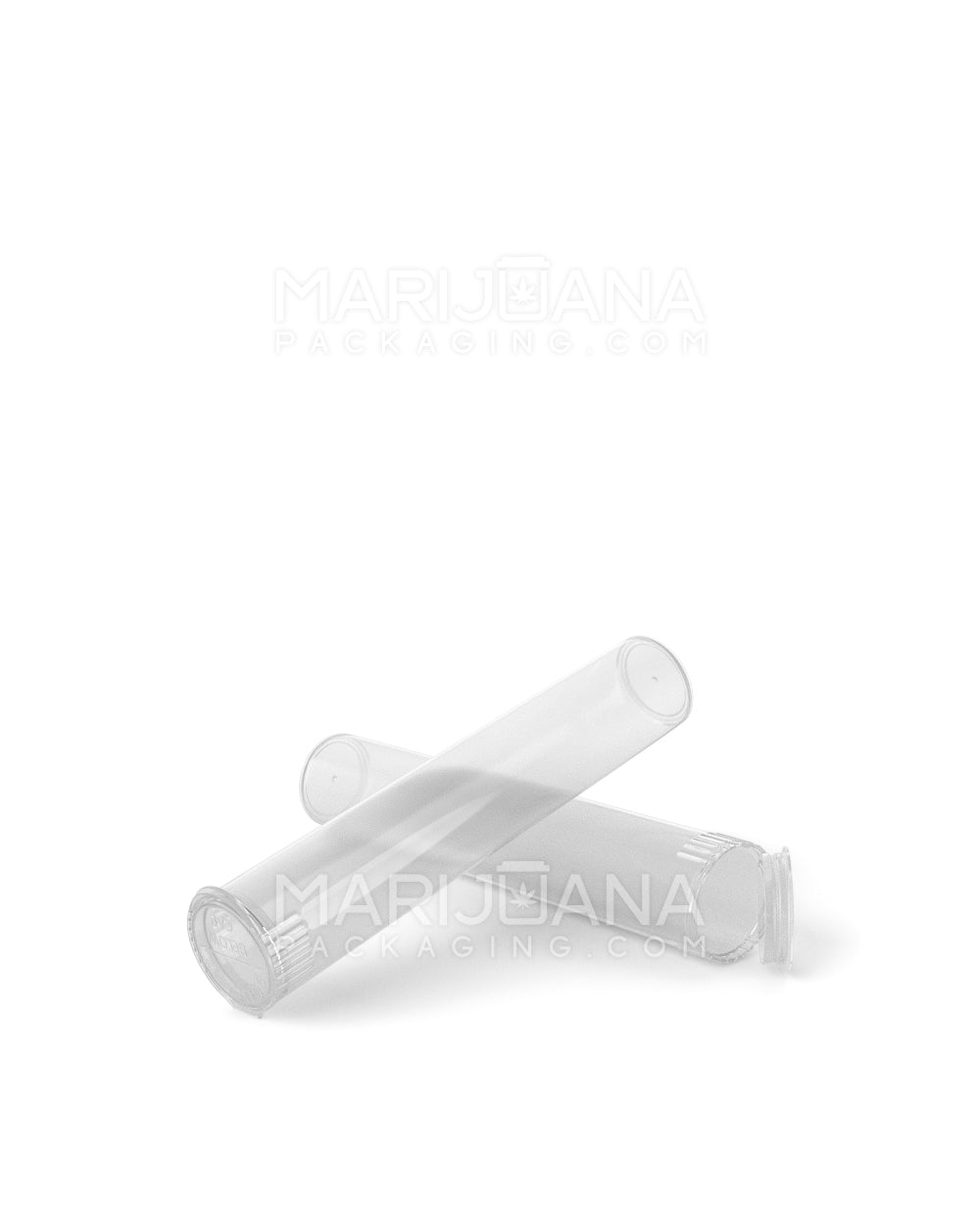 Child Resistant | Pop Top Plastic Pre-Roll Tubes (Open) | 95mm - Clear - 1000 Count - 8