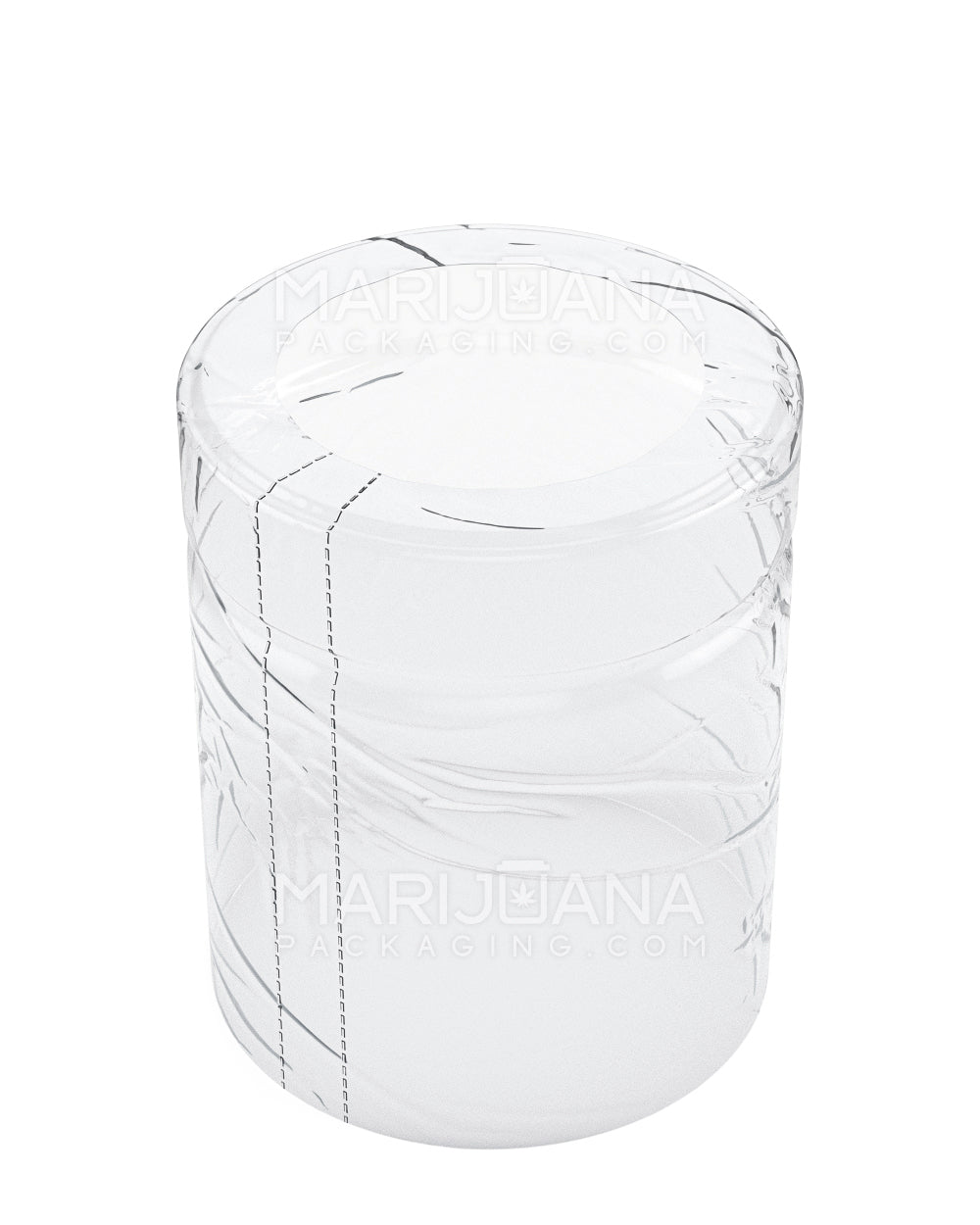 clear shrink wrap around an invisible jar