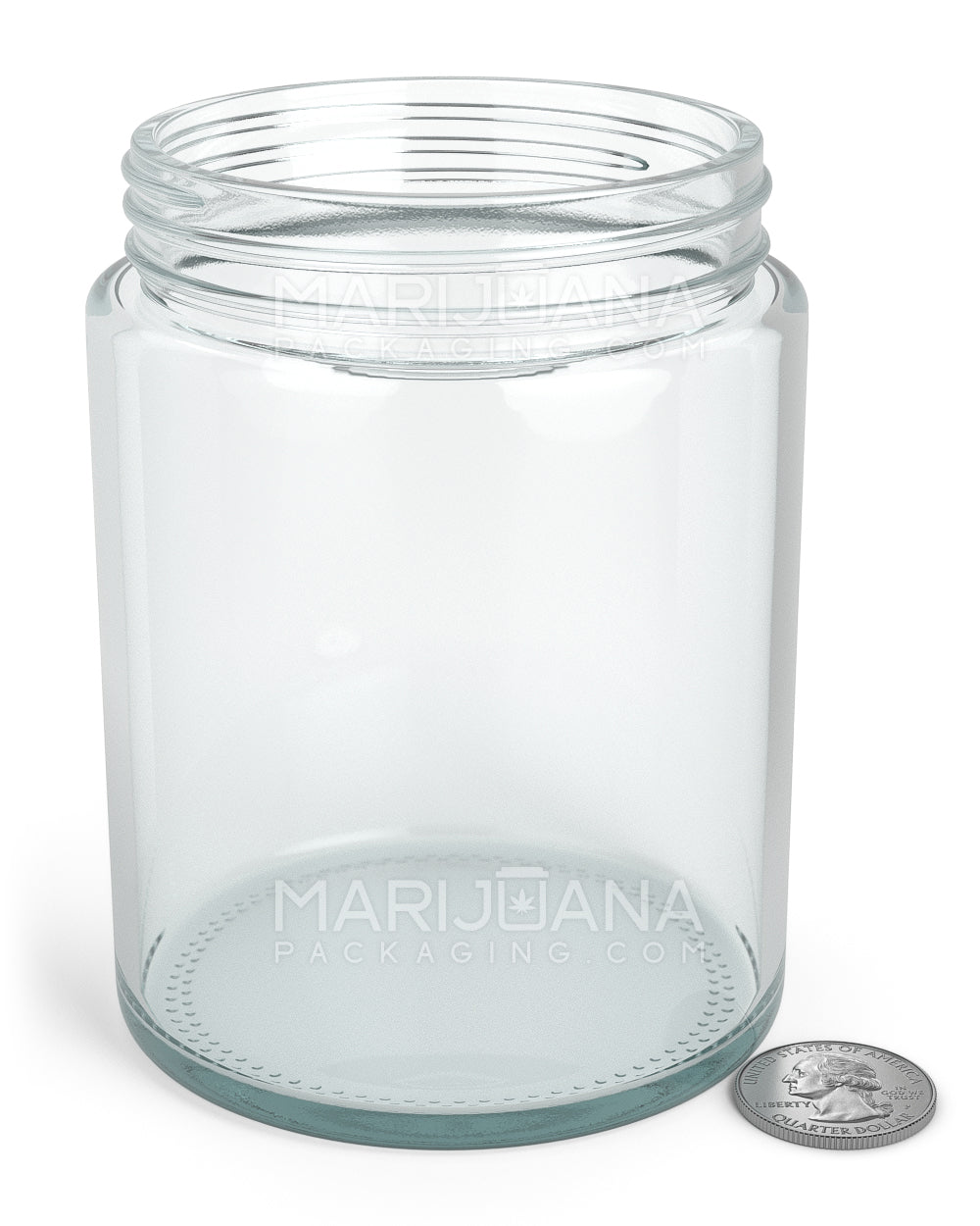 Straight Sided Clear Glass Jars | 78mm - 18oz - 48 Count