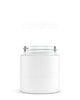 Straight Sided Matte White Glass Jars | 50mm - 3oz - 150 Count