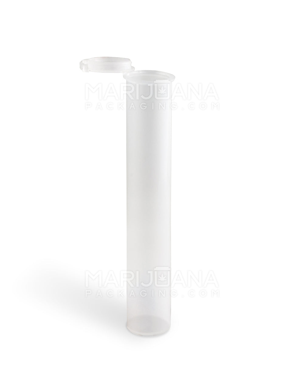 Child Resistant & Tamper Evident | Pop Top Plastic Pre-Roll Tubes | 116mm - Clear - Sample