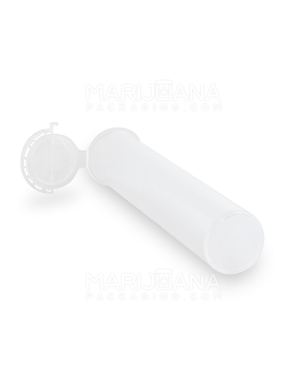 Child Resistant & Tamper Evident | Pop Top Plastic Pre-Roll Tubes | 116mm - Clear - 1000 Count