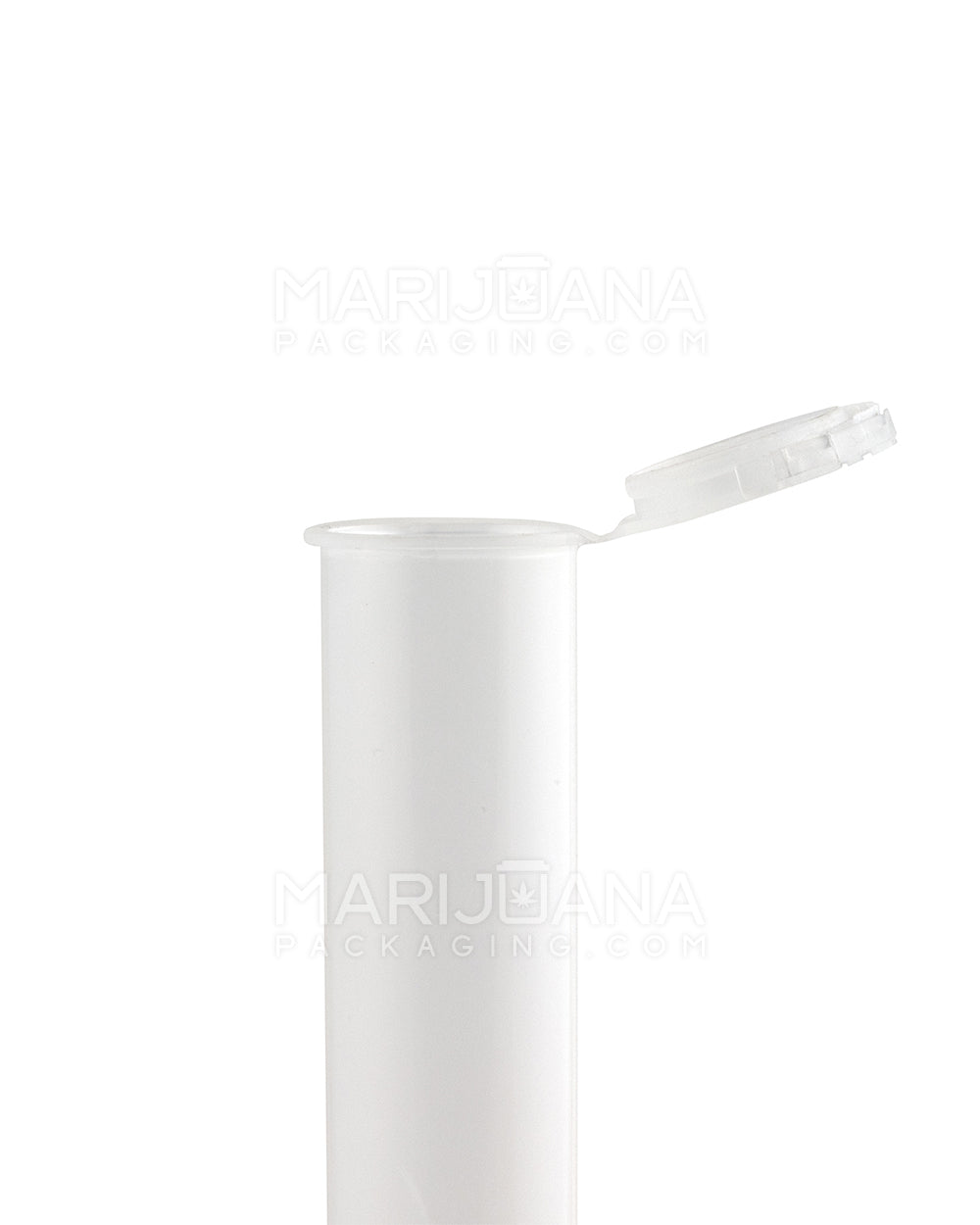 Child Resistant & Tamper Evident | Pop Top Plastic Pre-Roll Tubes | 116mm - White - 1000 Count