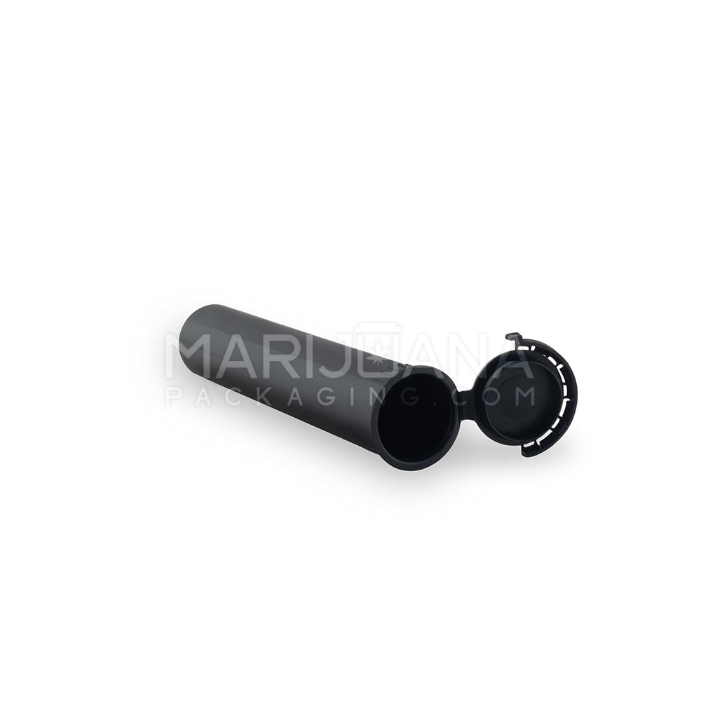 Child Resistant & Tamper Evident | Pop Top Plastic Pre-Roll Tubes | 98mm - Black - 1000 Count