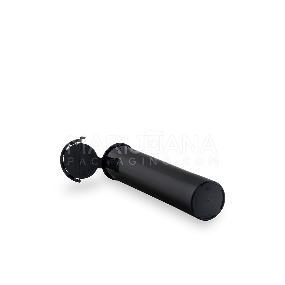 Child Resistant & Tamper Evident | Pop Top Plastic Pre-Roll Tubes | 98mm - Black - 1000 Count