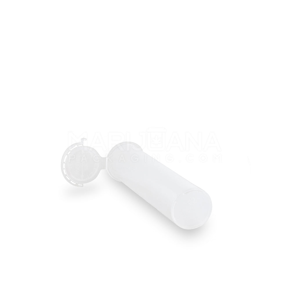 Child Resistant & Tamper Evident | Pop Top Plastic Pre-Roll Tubes | 98mm - Clear - 1000 Count