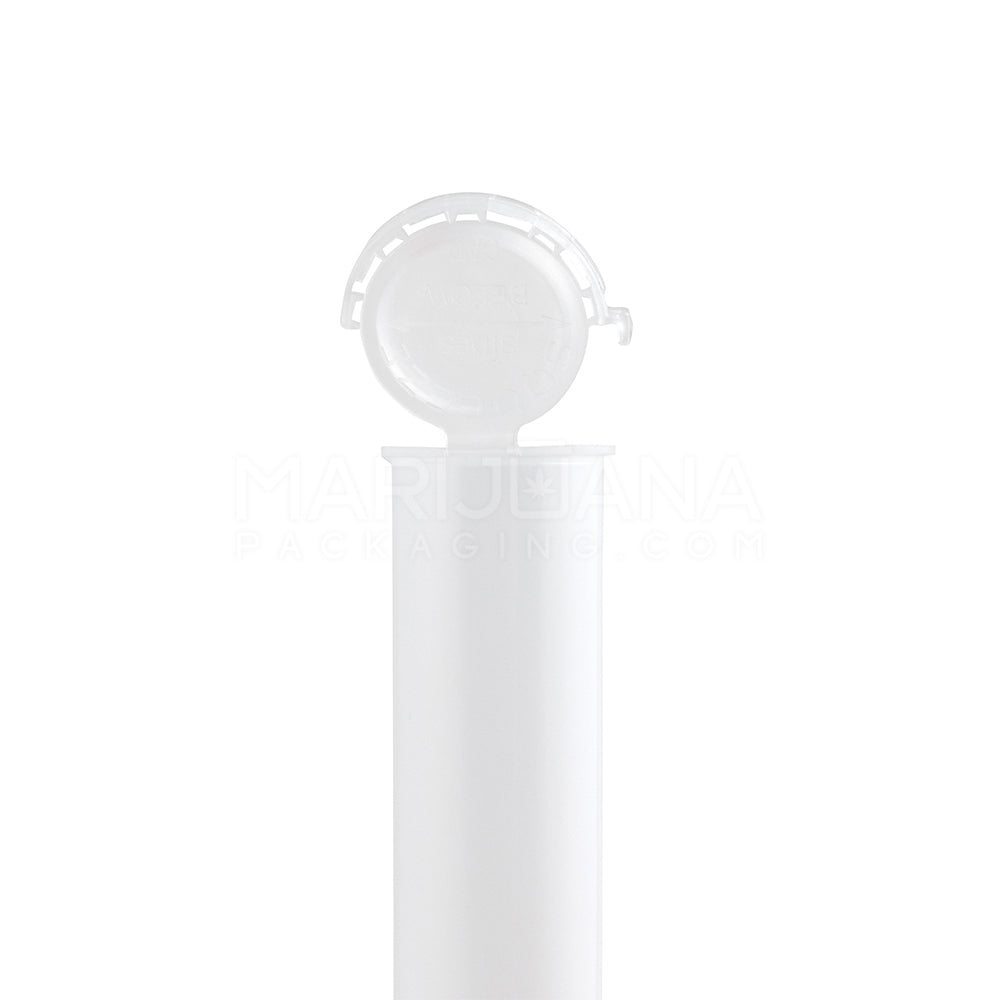 Child Resistant & Tamper Evident | Pop Top Plastic Pre-Roll Tubes | 98mm - Clear - 1000 Count