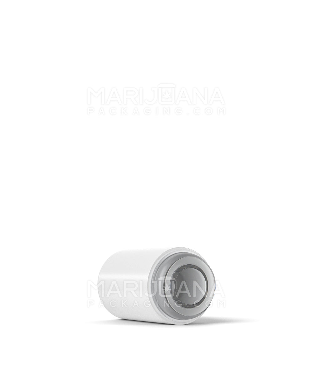 White Plastic Round Vape Mouthpiece for Hand Press Plastic Cartridges