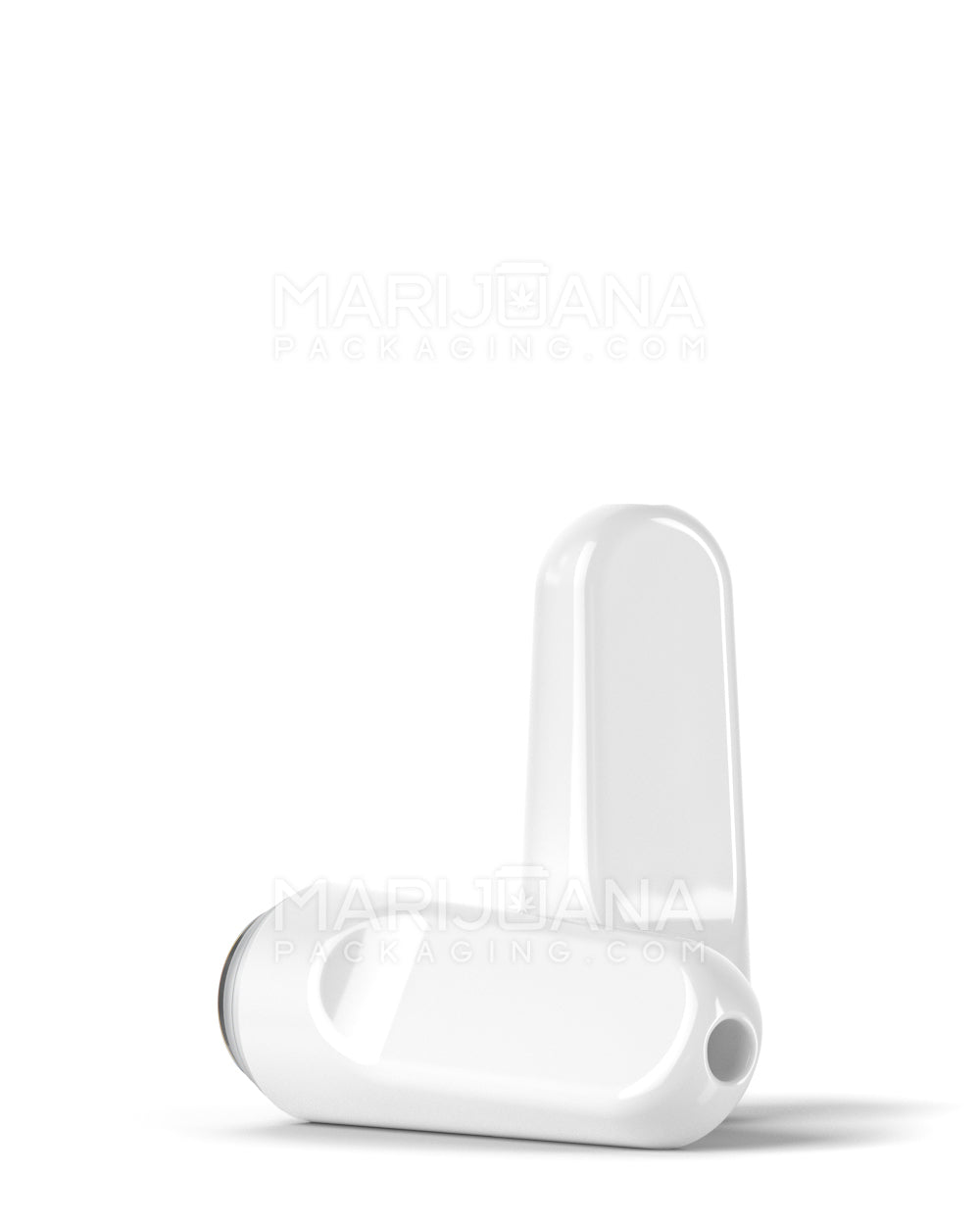 RAE | Flat Vape Mouthpiece for Hand Press Ceramic Cartridges | White Ceramic - Hand Press - 3600 Count - 1