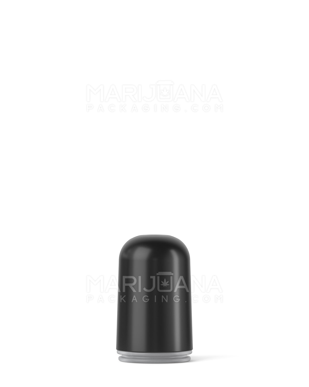 AVD | Round Vape Mouthpiece for Glass Cartridges | Black Plastic - Screw On - 600 Count