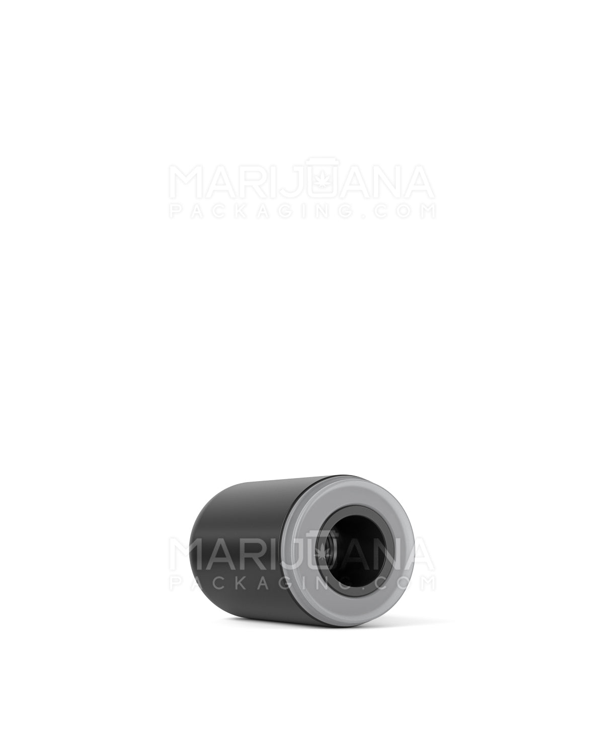 AVD | Round Vape Mouthpiece for Glass Cartridges | Black Plastic - Screw On - 600 Count